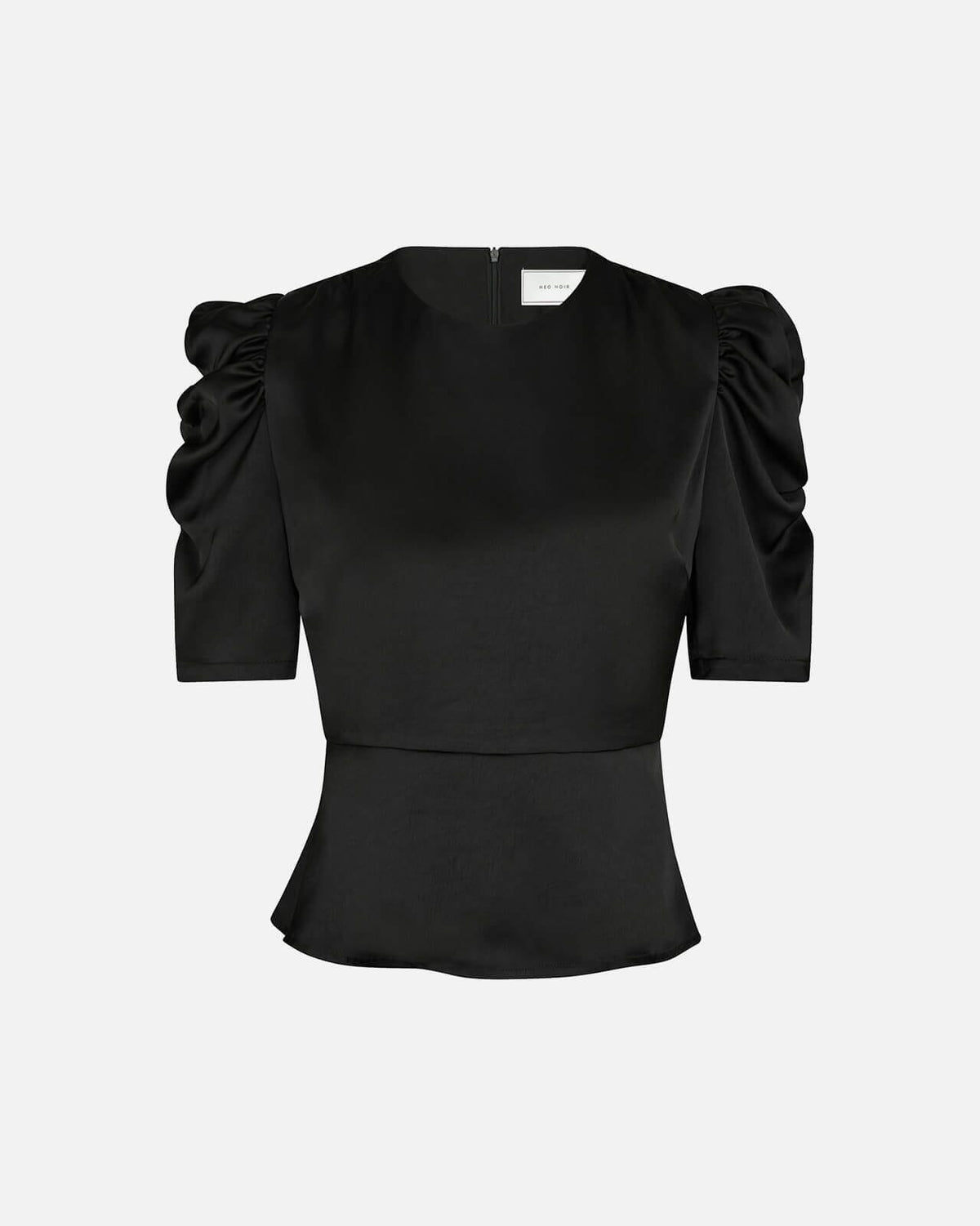 NEO NOIR Topp Benua Heavy Sateen - Black