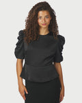 NEO NOIR Topp Benua Heavy Sateen - Black