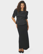 NEO NOIR Topp Benua Heavy Sateen - Black