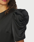 NEO NOIR Topp Benua Heavy Sateen - Black