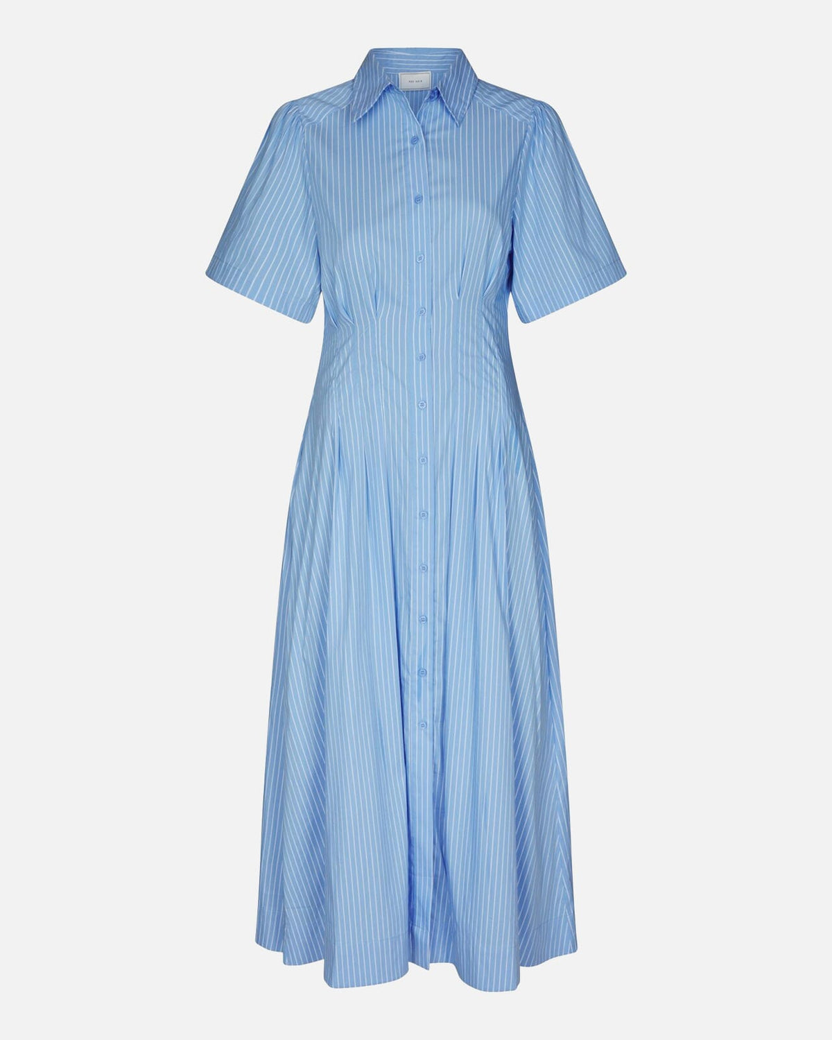 NEO NOIR Skjortekjole Baia Stripe Poplin - Light Blue
