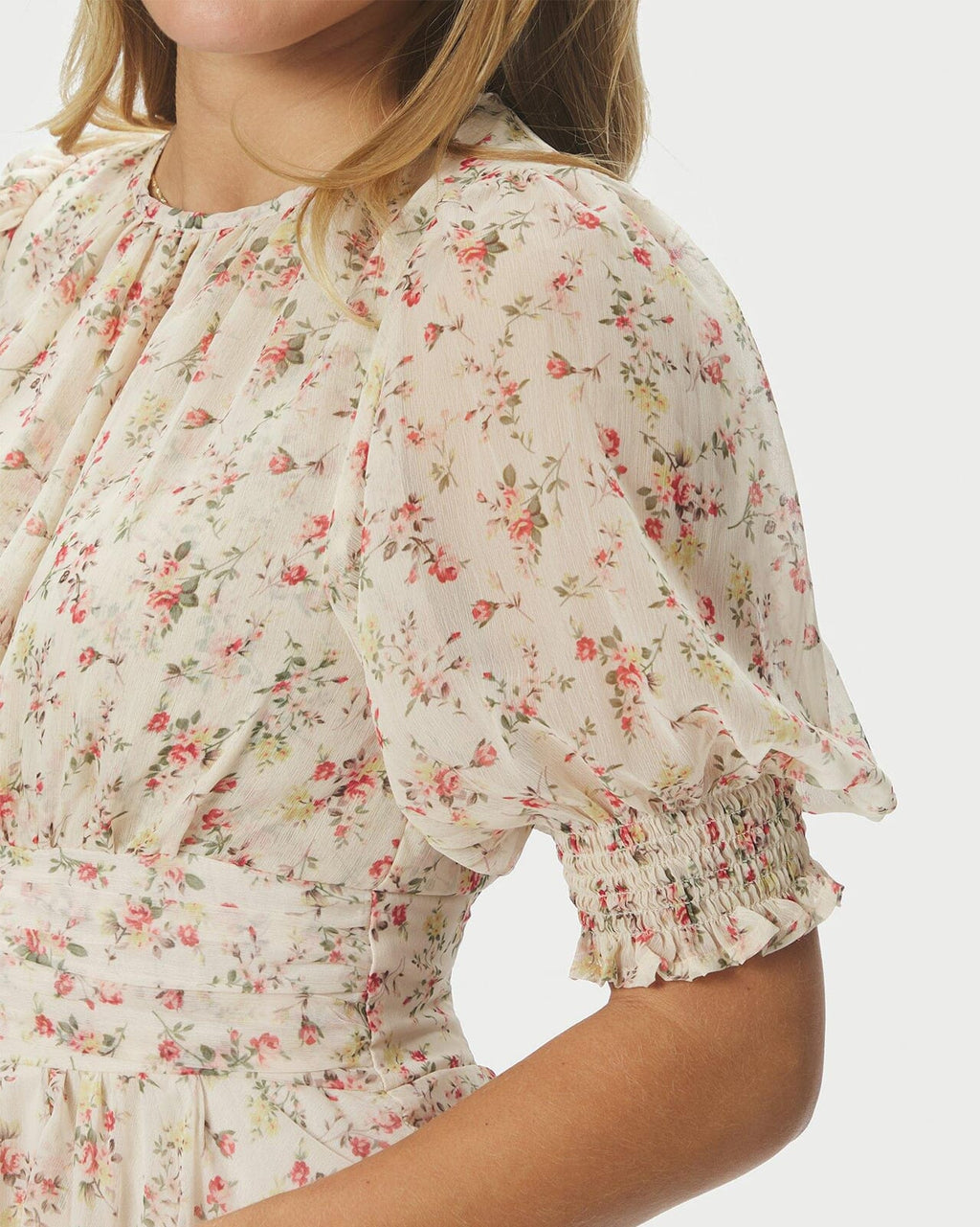 NEO NOIR Maxikjole Sable Meadow - Creme
