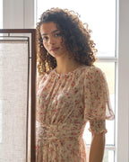 NEO NOIR Maxikjole Sable Meadow - Creme