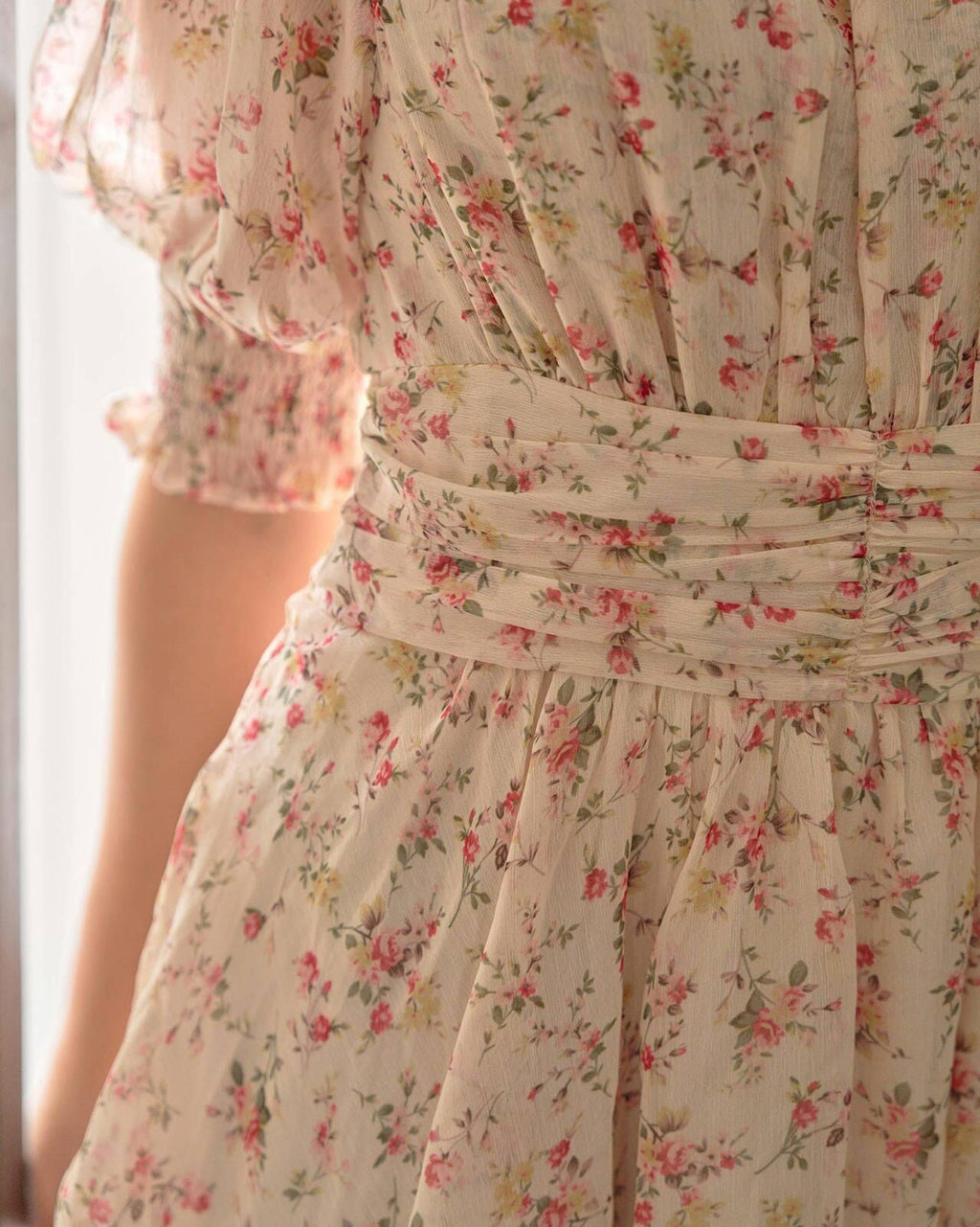 NEO NOIR Maxikjole Sable Meadow - Creme