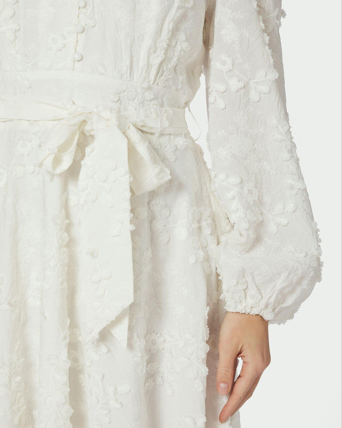 NEO NOIR Kjole Monnie Embroidery - White