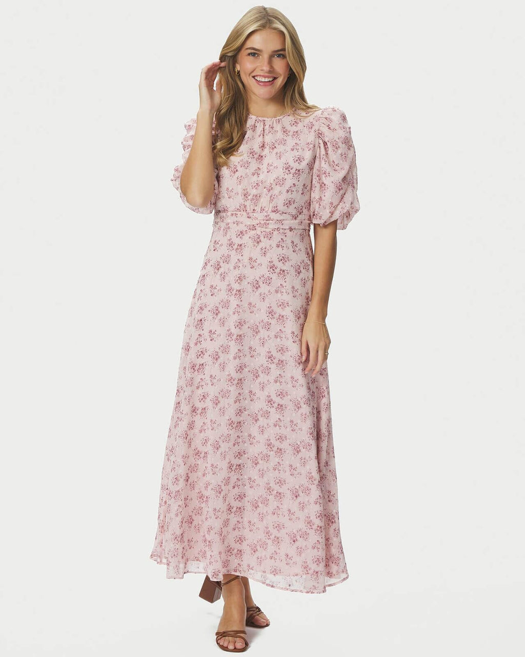 NEO NOIR Maxikjole Kikka Flower - Chiffon Flower