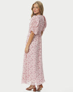 NEO NOIR Maxikjole Kikka Flower - Chiffon Flower