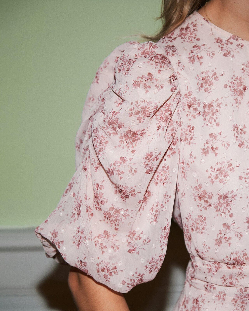 NEO NOIR Maxikjole Kikka Flower - Chiffon Flower