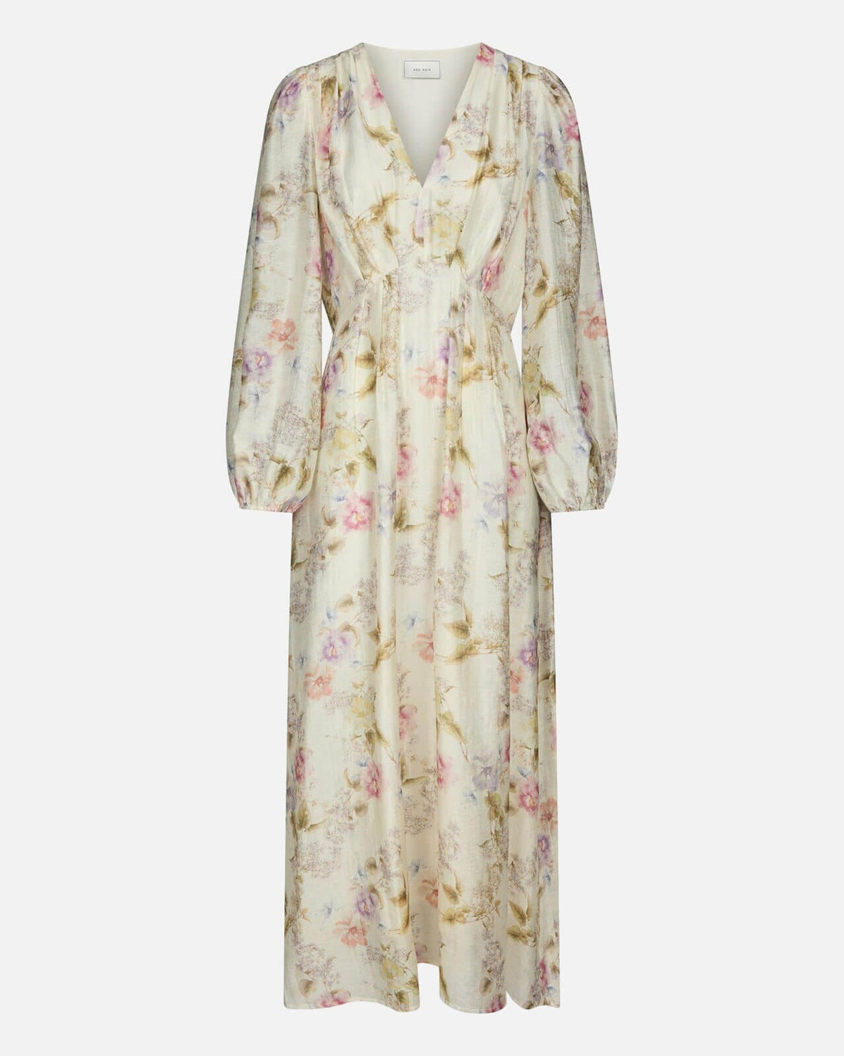 NEO NOIR Maxikjole Silfi Flower Vintage Flower - Off White