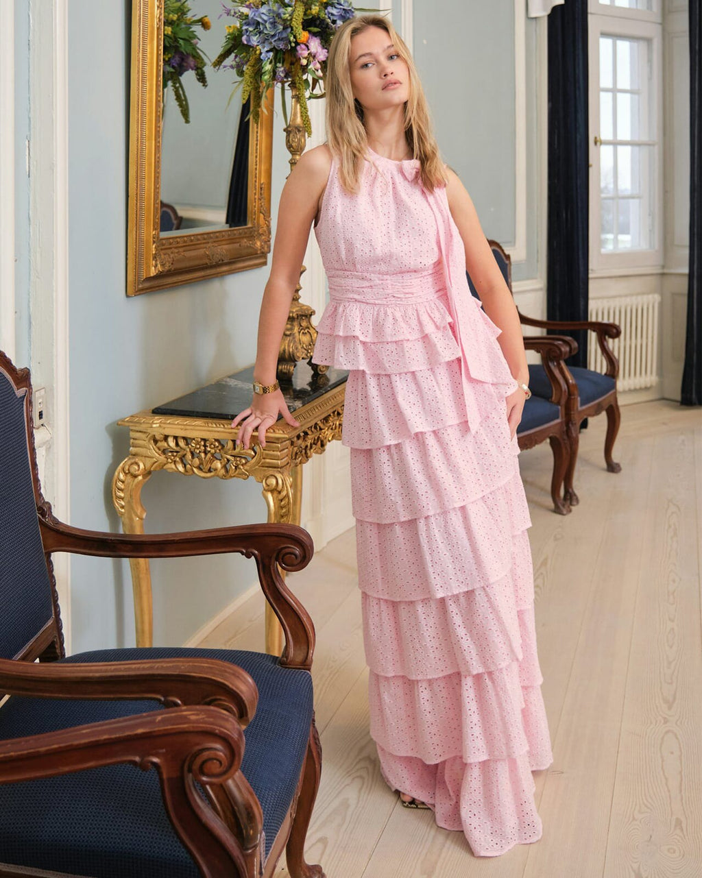 NEO NOIR Topp Ansol Emb - Light Pink