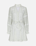 NEO NOIR Kjole Birgitte Print Flower Dress - Off White