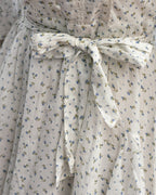 NEO NOIR Kjole Birgitte Print Flower Dress - Off White