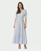 NEO NOIR Midikjole Alvine S Voile Dress - Light Blue