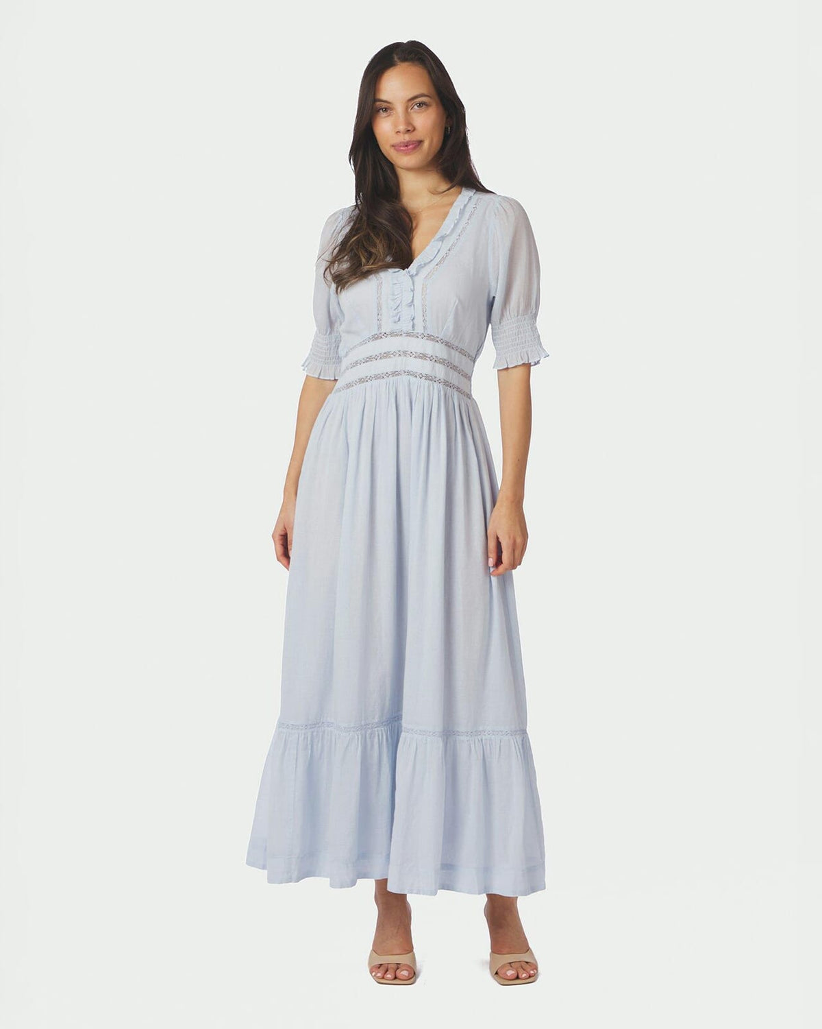NEO NOIR Midikjole Alvine S Voile Dress - Light Blue