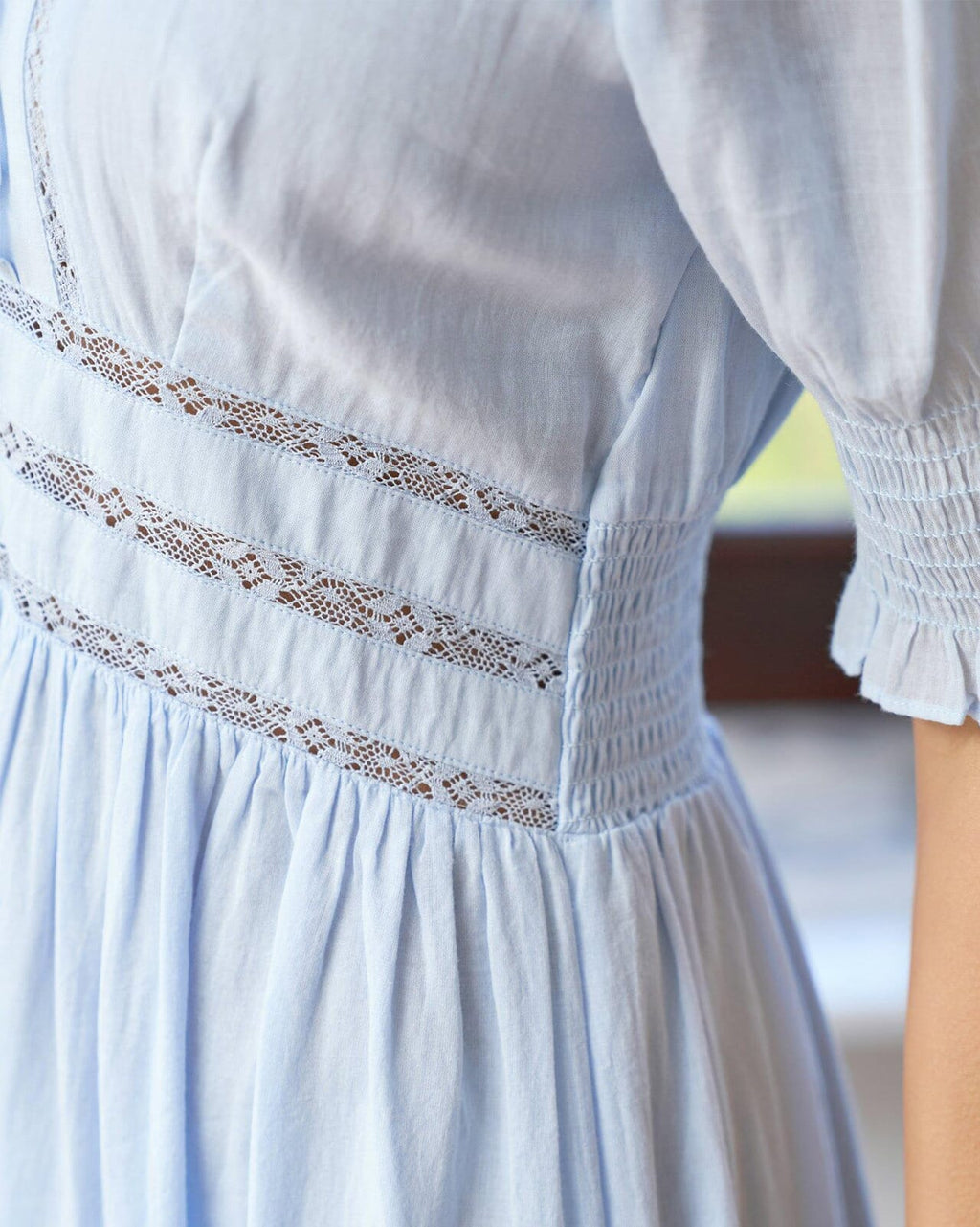 NEO NOIR Midikjole Alvine S Voile Dress - Light Blue