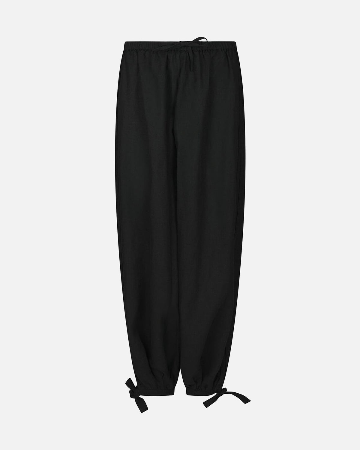 NEO NOIR Bukse Roxane Balloon Linmiks Linen Pants - Black