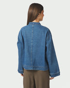 NEO NOIR Denimjakke Caline Denim Jacket - Blue Denim