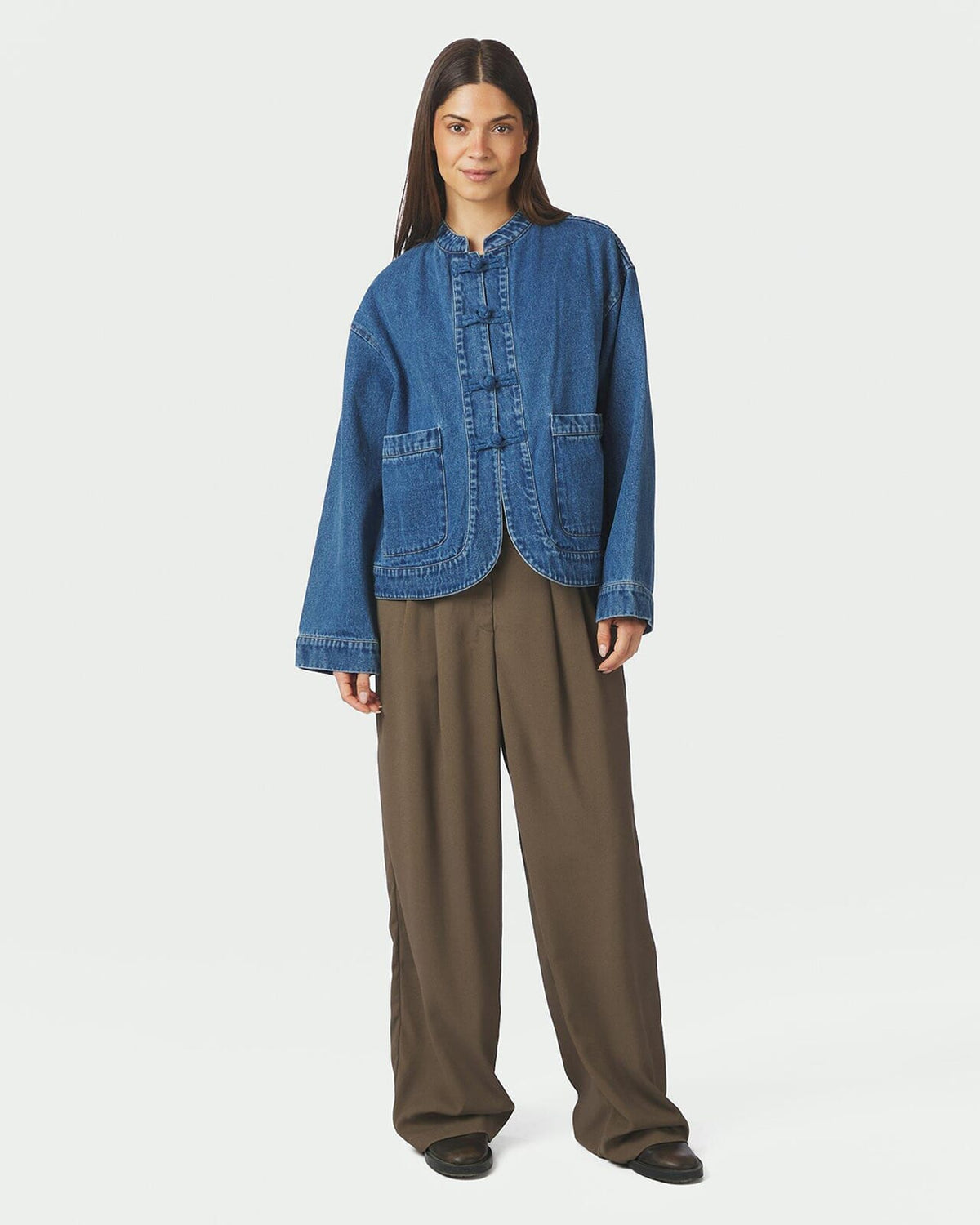 NEO NOIR Denimjakke Caline Denim Jacket - Blue Denim
