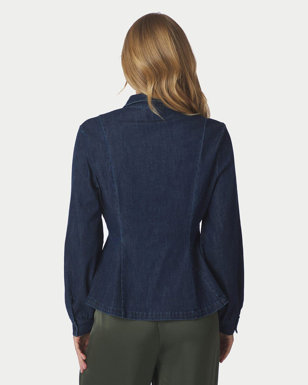 NEO NOIR Denimskjorte Melody Denim - Dark Blue