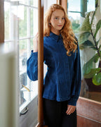 NEO NOIR Denimskjorte Melody Denim - Dark Blue