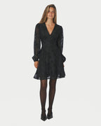 NEO NOIR Kjole Milly Embroidery - Black