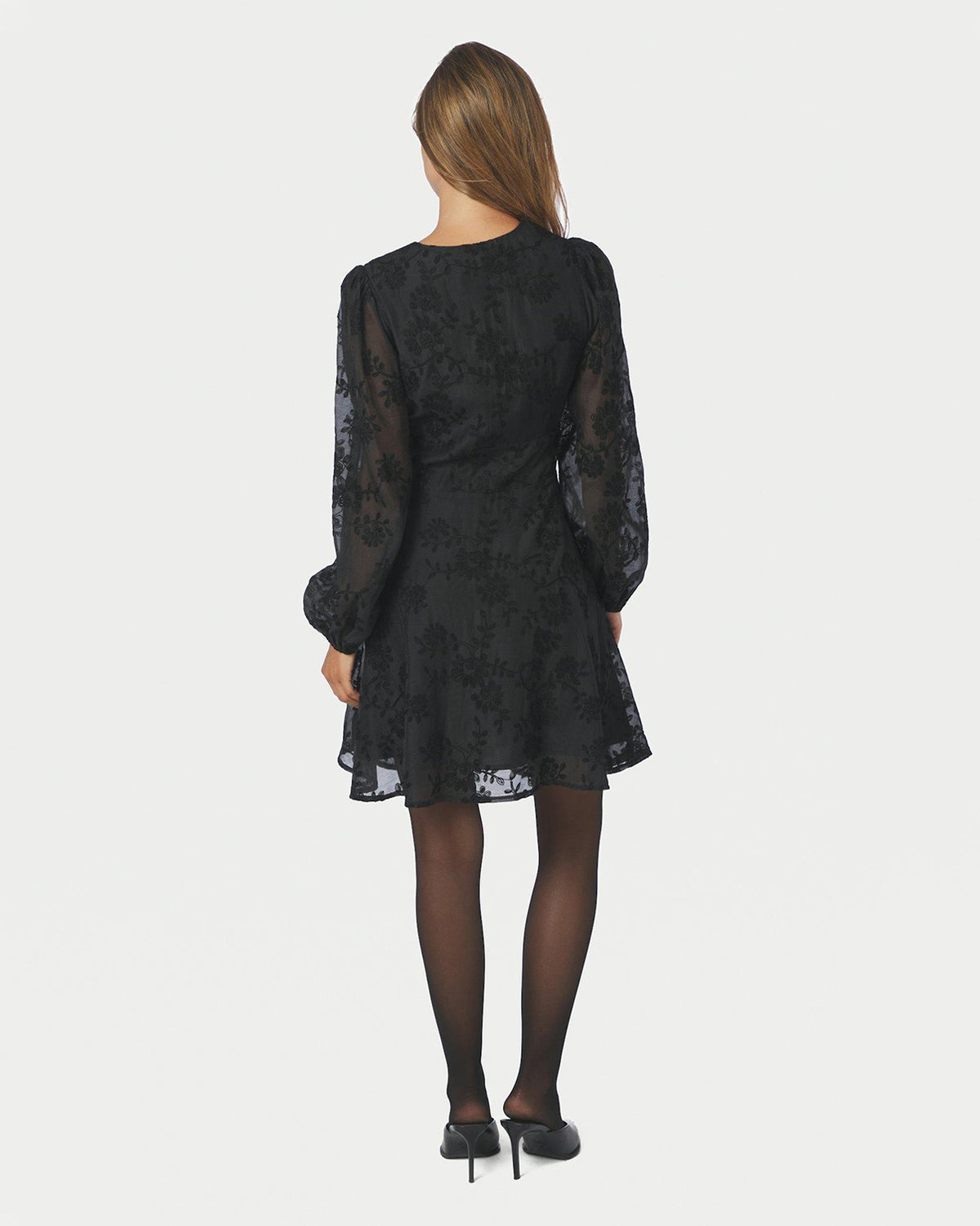 NEO NOIR Kjole Milly Embroidery - Black
