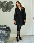 NEO NOIR Kjole Milly Embroidery - Black