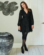 NEO NOIR Kjole Milly Embroidery - Black