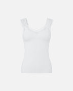 PIECES Topp Barbera Lace - Bright White