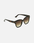 PIECES Solbriller Belina - Black Turtle