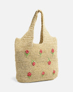 PIECES Veske Kelly - Nature/ Strawberry
