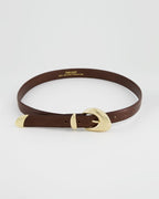 PIECES Skinnbelte Binuna - Coffee Quartz