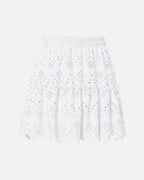 PIECES Skjørt Vilde HW Short Skirt - Bright White