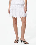 PIECES Skjørt Vilde HW Short Skirt - Bright White