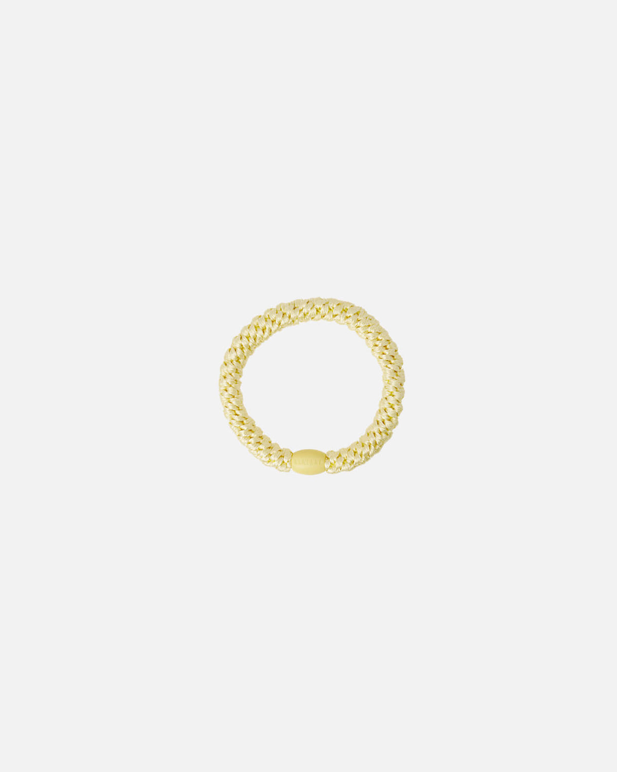 KKNEKKI Hårstrikk Plain - Light Yellow