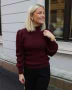 ONLY Genser Katia L/S Highneck Pull - Fig