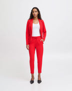 ICHI Bukse Kate - Cropped - Mars Red