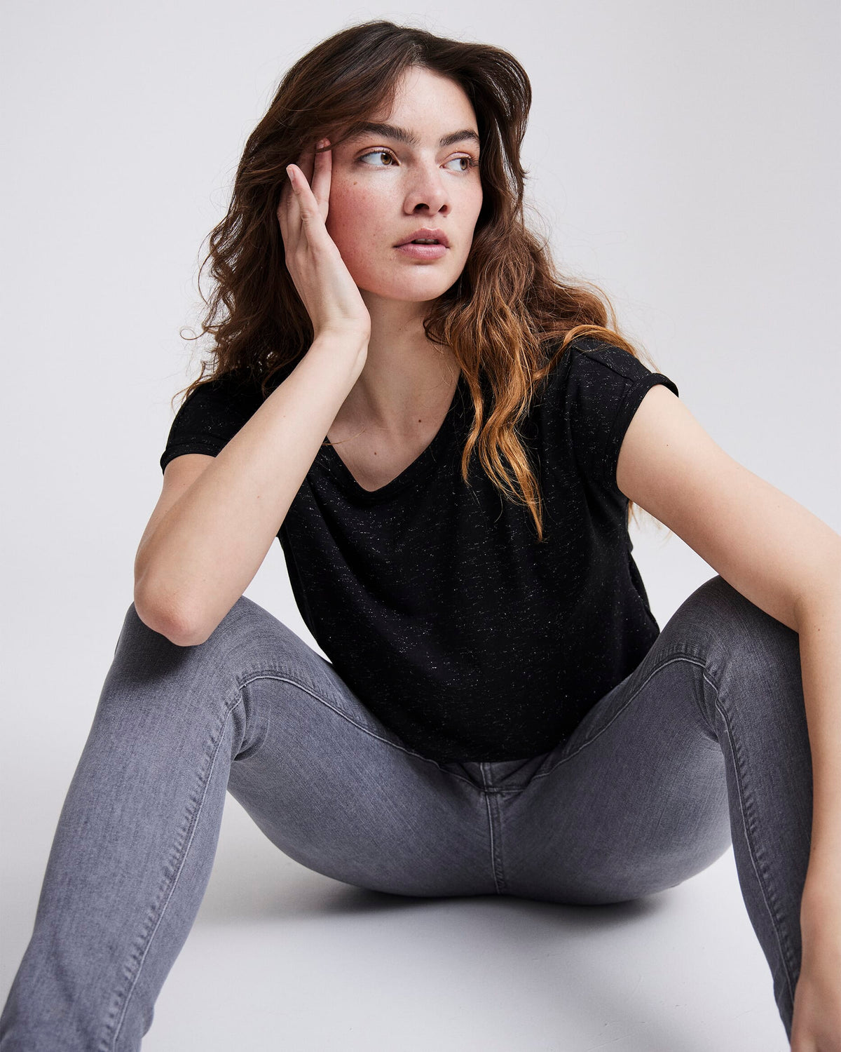 ICHI T-skjorte Rebel SS6 - Black