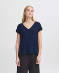 ICHI T-skjorte Rebel SS12 - Total Eclipse