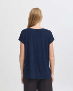 ICHI T-skjorte Rebel SS12 - Total Eclipse