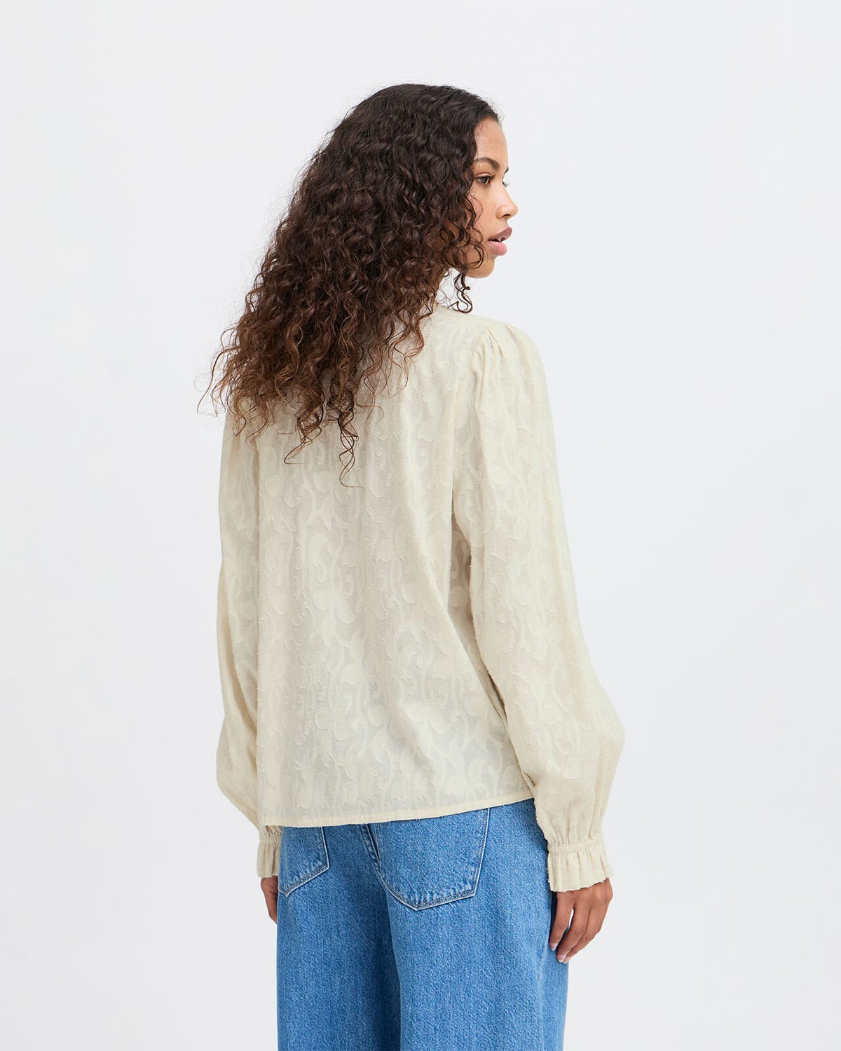 ICHI Bluse Eona LS - Birch
