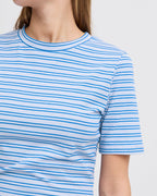 ICHI T-skjorte Mira SS2 - Zen Blue/ Turkish Sea