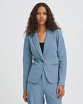 ICHI Blazer Kate Denim - Kate Denim Light Blue