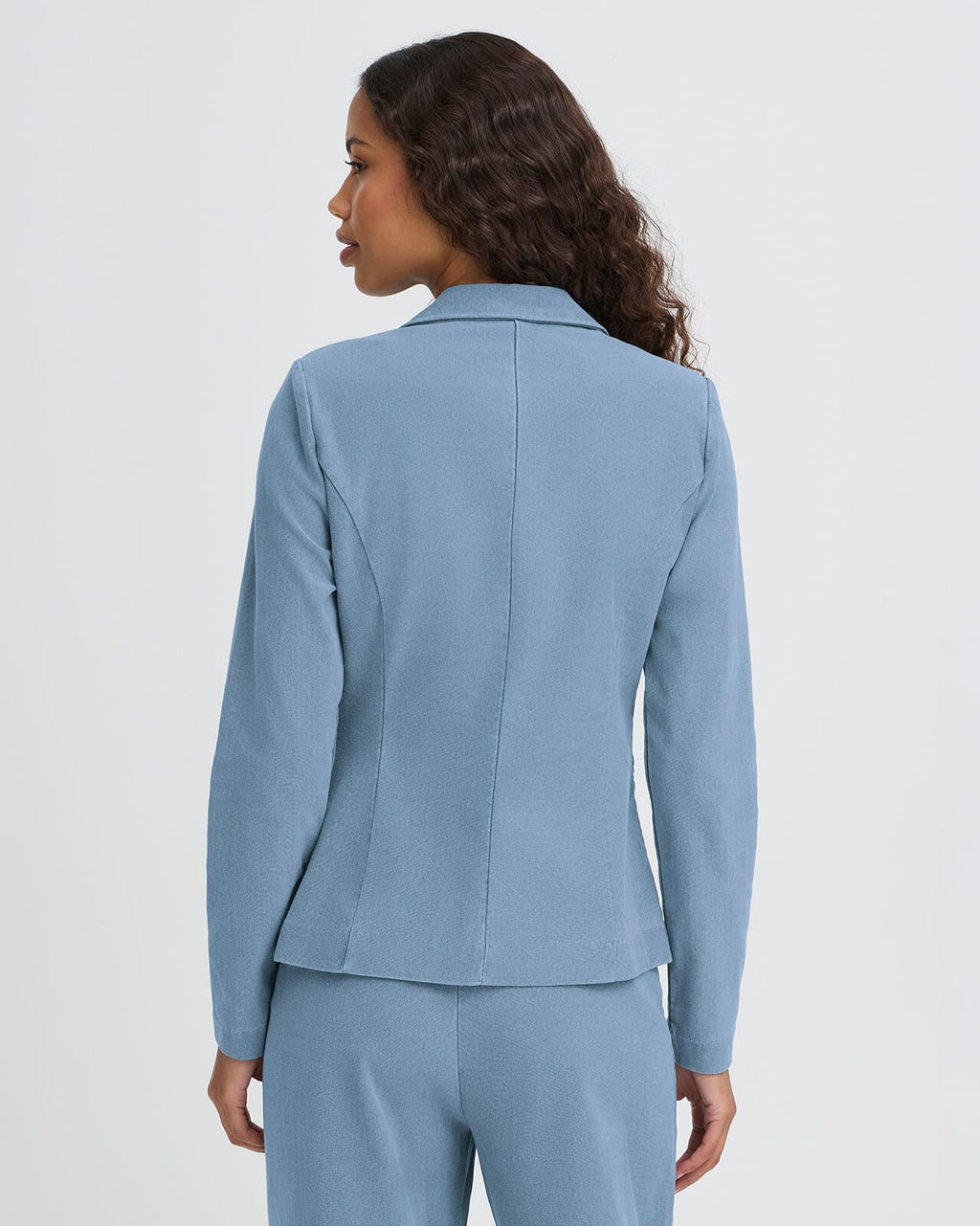 ICHI Blazer Kate Denim - Kate Denim Light Blue