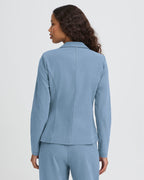 ICHI Blazer Kate Denim - Kate Denim Light Blue
