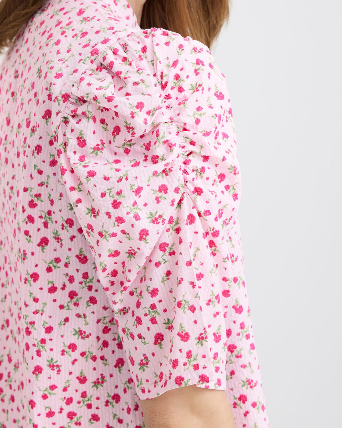 ICHI Topp Qwin SH3 - Light Pink/ Azaela Flower