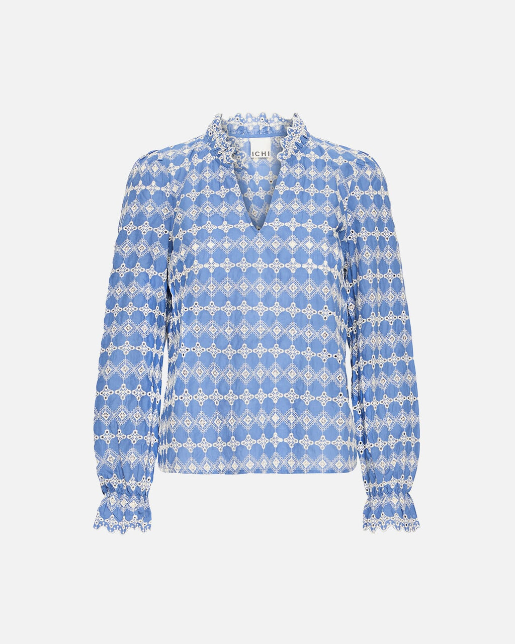 ICHI Bluse Fulia LS - Bel Air Blue