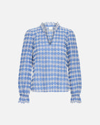 ICHI Bluse Fulia LS - Bel Air Blue