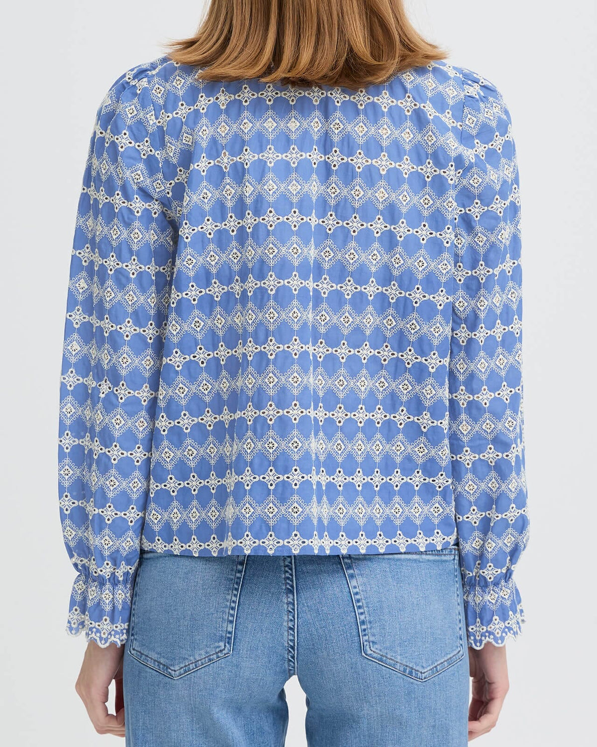 ICHI Bluse Fulia LS - Bel Air Blue