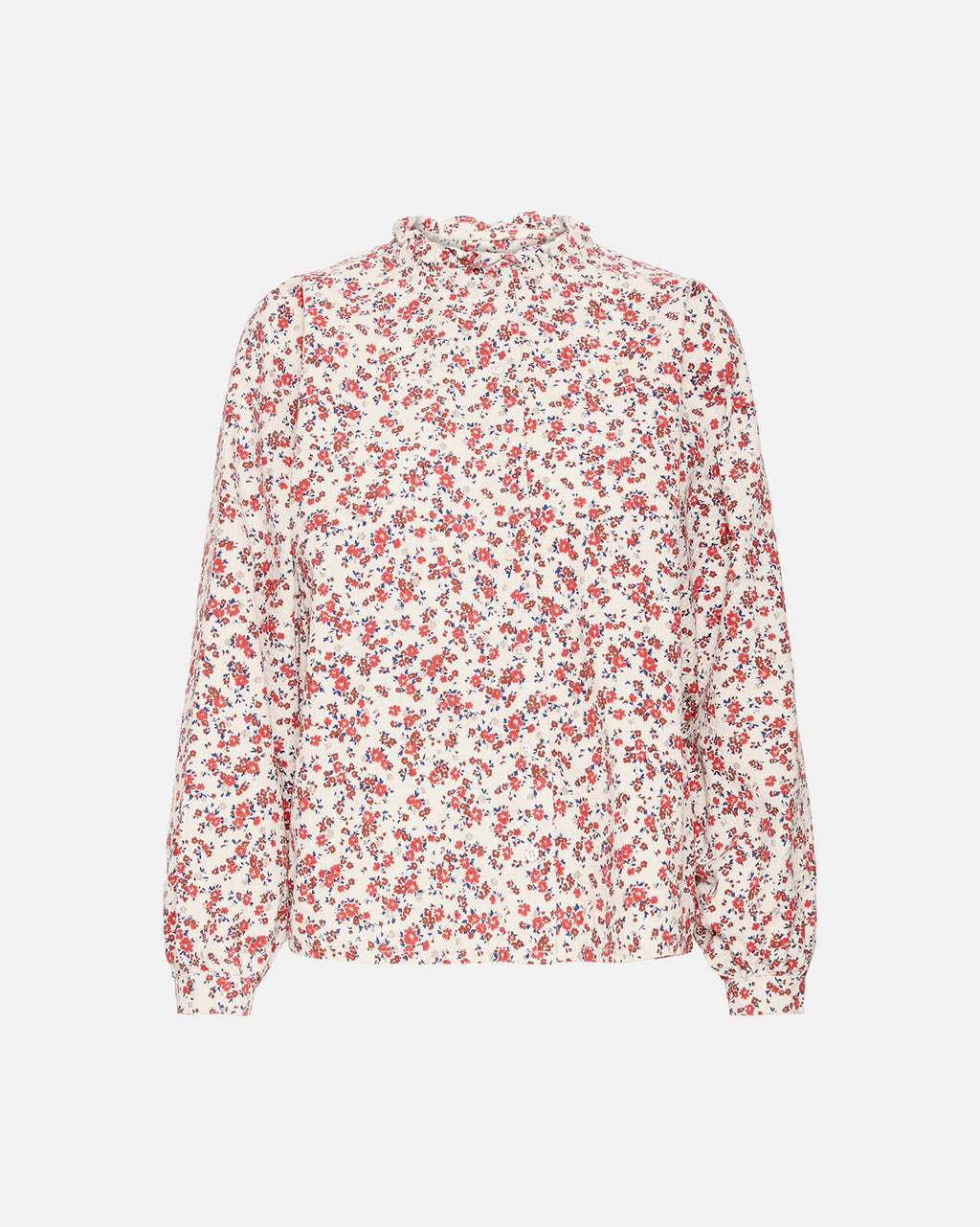 ICHI Bluse Qwina - Teaberry Small Flower